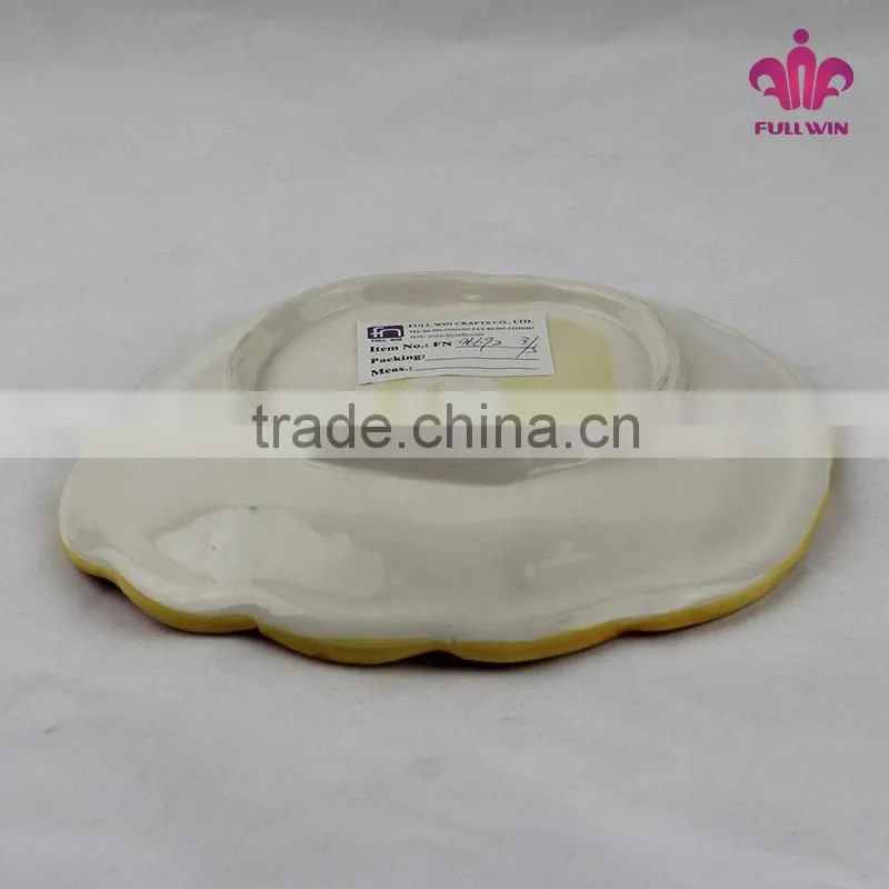 Wholesale ceramic plates,pumpkin plate for harvest decorative