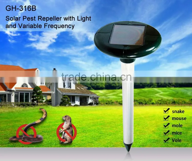 GH-316 Solar vibrate snake repeller