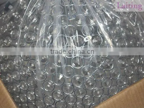Clear crystal ball pendant lamp