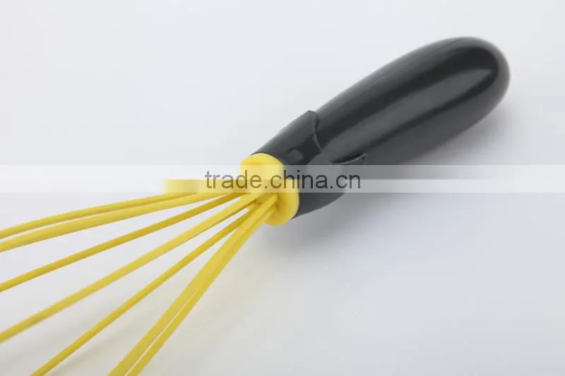 eggplant new silicone 5 wires whisk