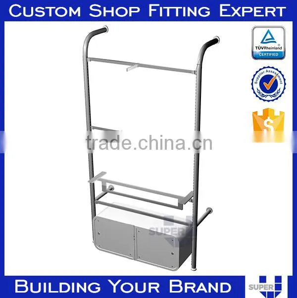 Free Standing Hook Accessories Shelf Display