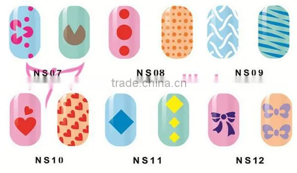 Hot blue butterfly design nail stencil sticker decals and stencil wraps