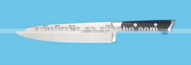 fish fillet knife with wooden block