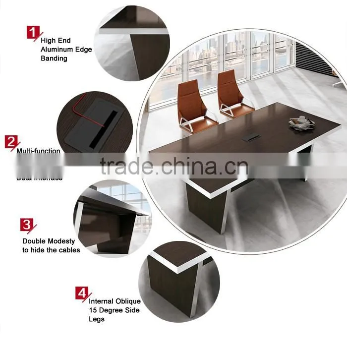 Modern Open Office Space Furniture Sectional Meeting Table BS-H2412