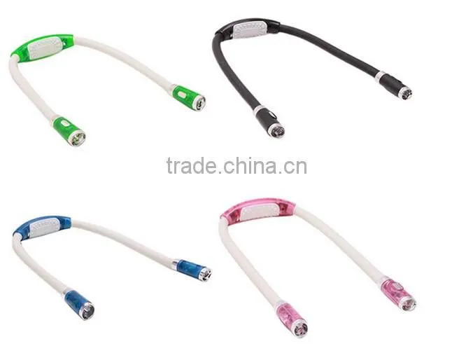 Flexible Hands Free Book Light Led Neck Hug Light