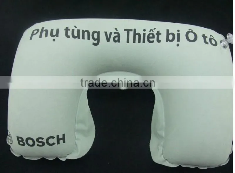 Customized U Shape Air Inflatable Neck Pillow