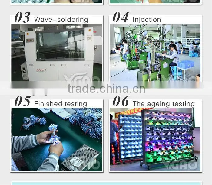CE and RoHS Approved led pixel light string IP65