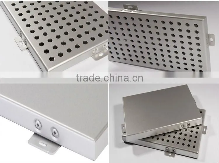 Luxury perforated paneling for indoor decoration used for balcony