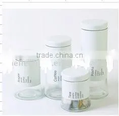 stainless steel tea coffee sugar canisters