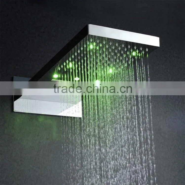 luxury led lamp illuminated shower head in construction & real estate