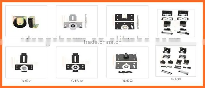 Longcharm suppliers small sliding door wheels steel sliding door rollers wheel