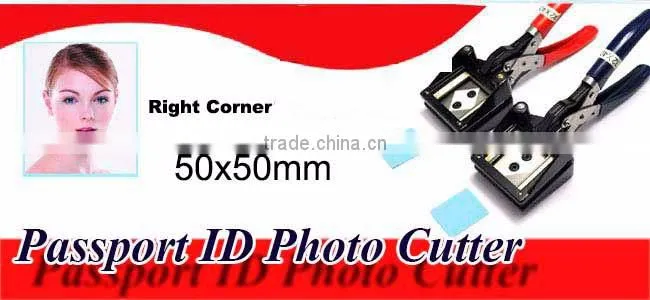 US Stock-Handheld Passport ID Photo Cutter 50x50mm Right Corner Photo Punch Cutter