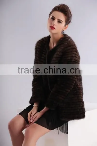 2015 wholesale shotr whole mink women's fur coat on sale