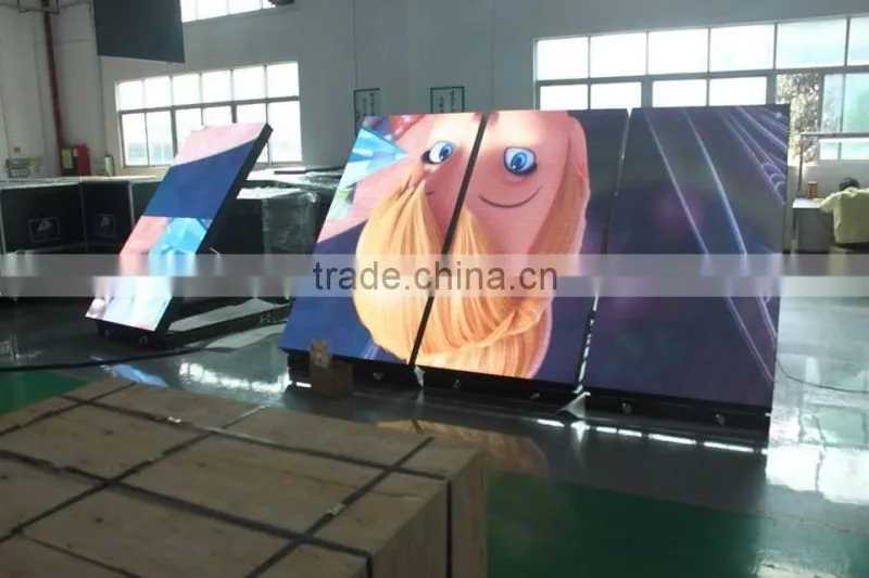 Indoor Front open service led screen fix to wall for shopping mall