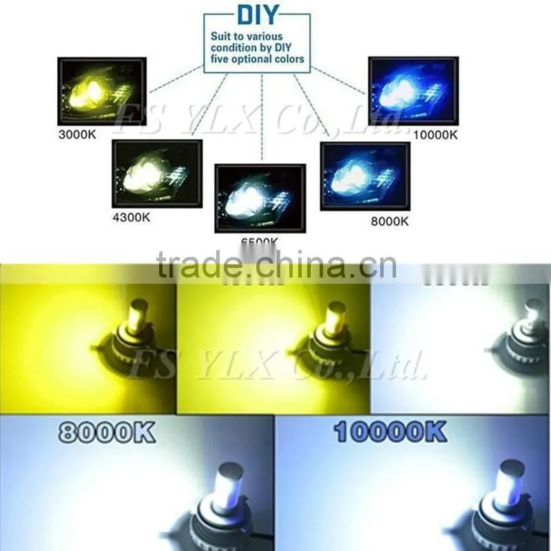 LED car headlight 66W C ree 6000 Lumen 9005 led headlights car 9005 hb3 LED car headlight headlamp bulbs DRL fog lamp 12v