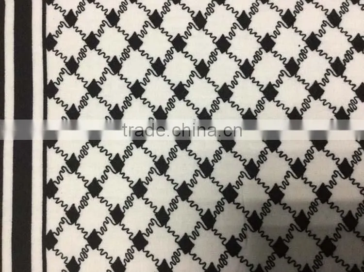 stock woven cotton rayon printed fabric wholesale