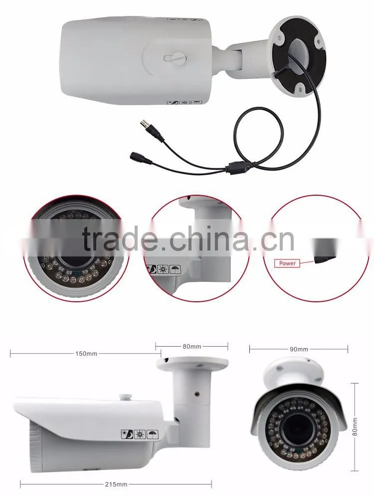 High quality IR Distance 30m AHD camera 720P cctv camera with OSD menu