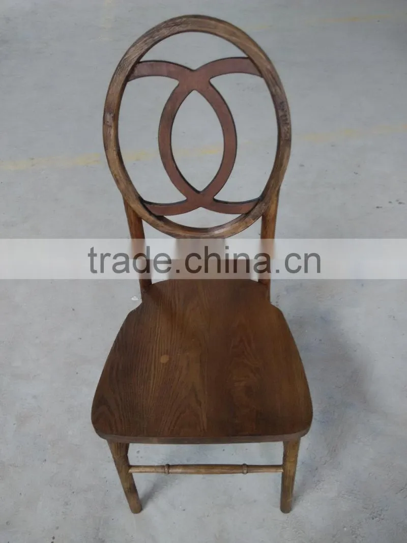 60"Aluminum edging wood folding table and chair used restaurant equipment