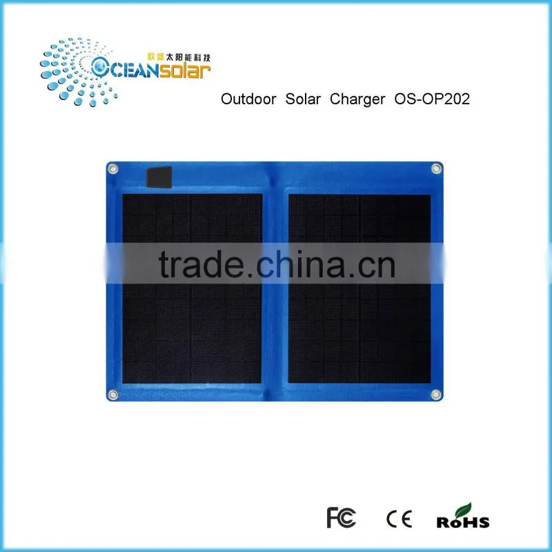 015 hot selling 18V 20W portable solar panel/folding solar panel for battery/car/marine/house