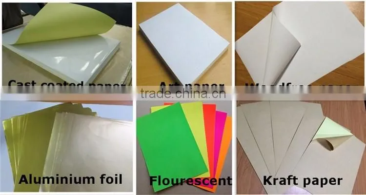 70*100cm size one sided adhesive paper sticker