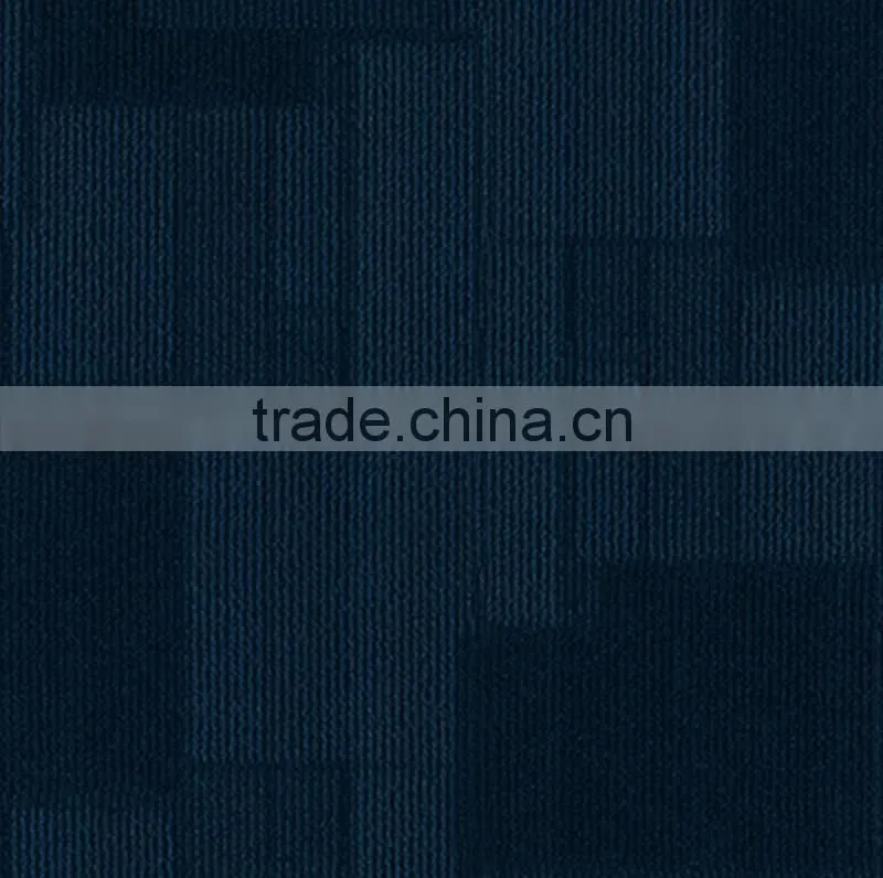 Multi level loop jacquard primary back nonwoven carpet tiles 50x50