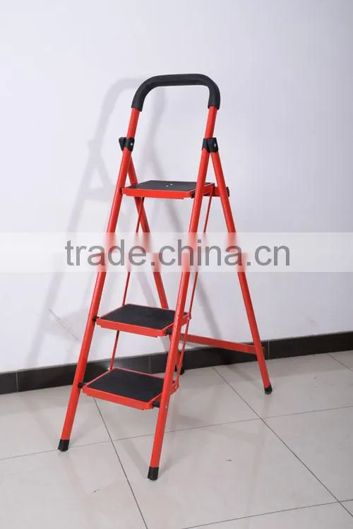 Household step ladder, steel ladder