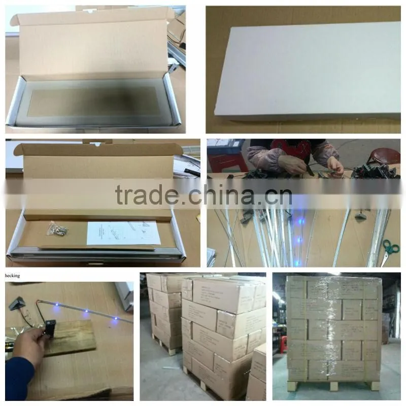 LED lighting wall mount bottle display glass shelf