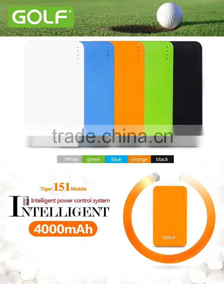 Popular design charger, single USB output, 4000mAh, cylinder cell, light and handy