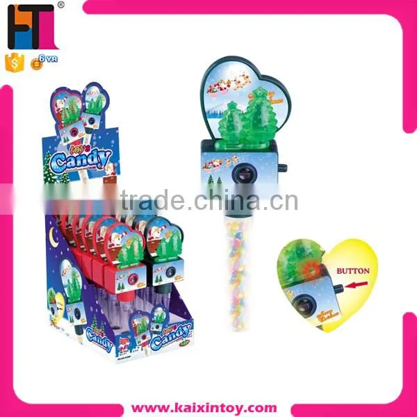 Christmas Promotion Gift Camera Design Plastic Candy Toy