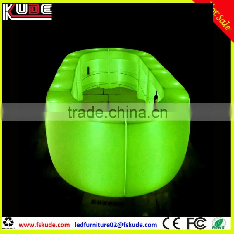 commercial LED bar counter design for nightclub