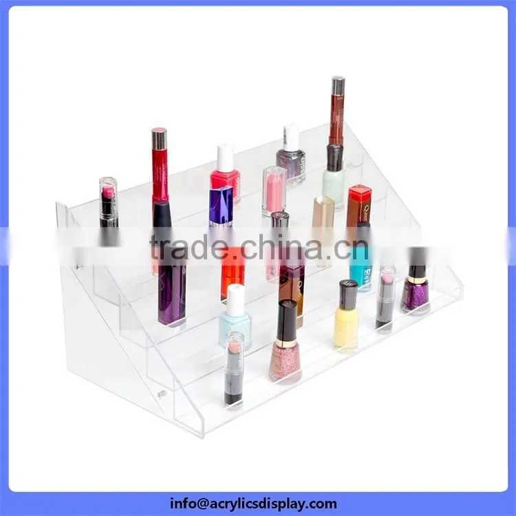 New coming useful floor acrylic nail polish display shelf