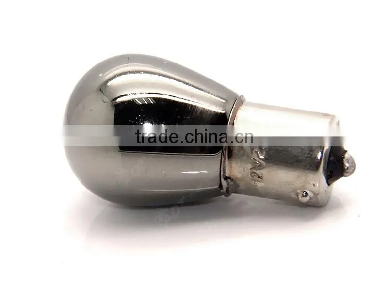 High quality p21w chrome amber chrome light