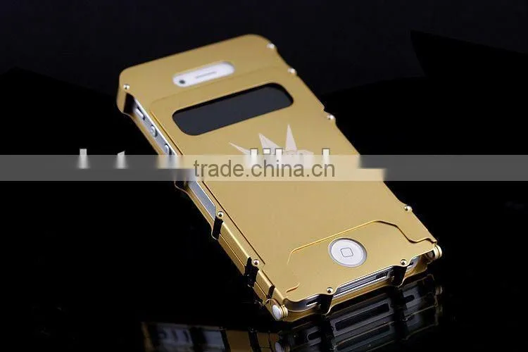 high quality novelty Durable Aluminium Metal Bumper Cover Case for iphone 4 4S