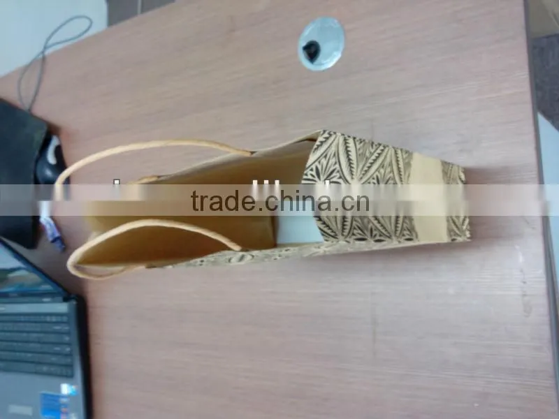 cheap recycle brown kraft paper bag for cloth,garments,apparel