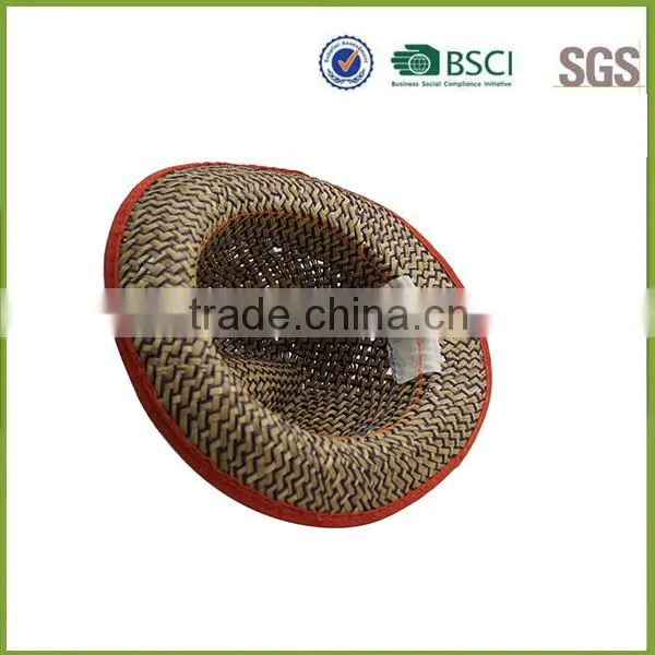 Wholesale High Quality France Flag Paper Straw Hat