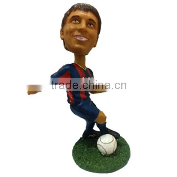 Customized polyresin Bobble-head Sportsman Figure