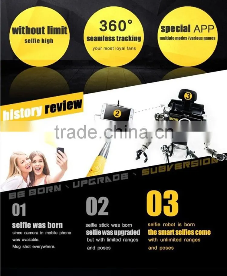 Wholesale Bluetooth Remote Selfie Robot for Smartphone