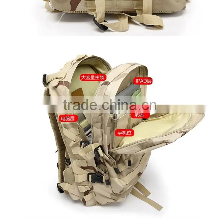 High Quality Snow Camo Outdoor Backpack Tactical Military Backpack