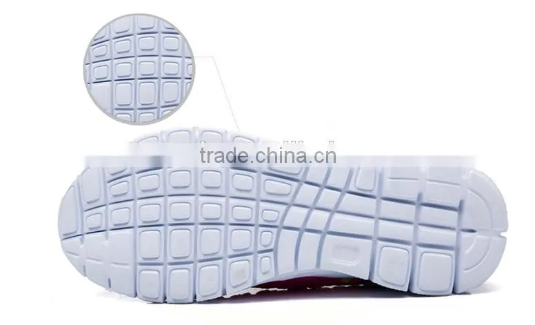 Fashion woven elastic comforable handmade shoe sport shoe