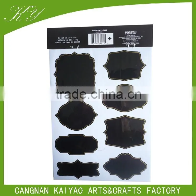 Chalkboard sticker labels for really cheap