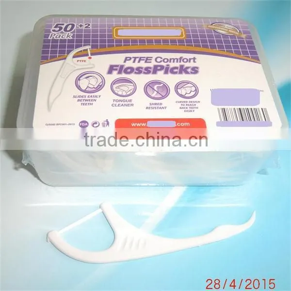 PTFE floss thread Dental Floss Picks