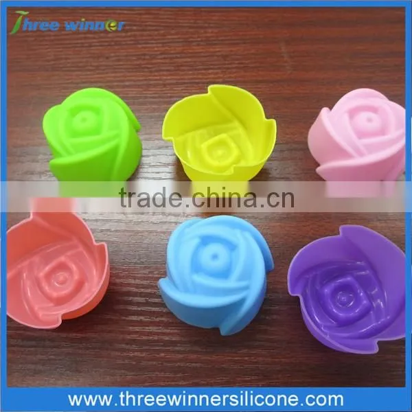 Wholesale cake mould silicone rose cake mold