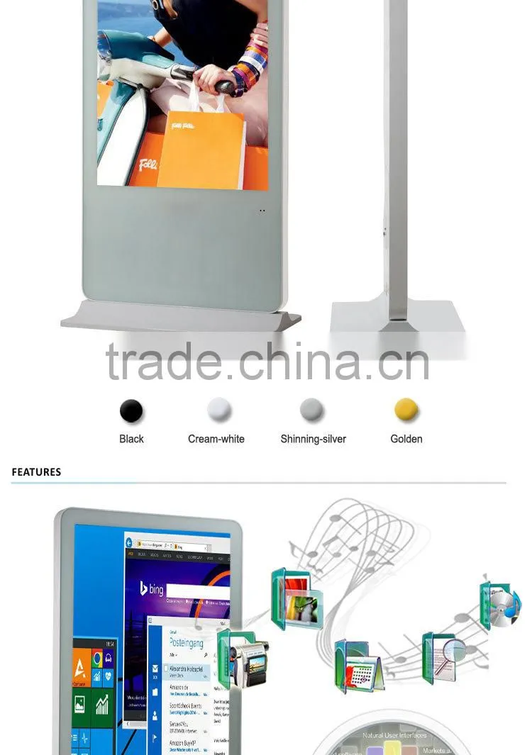 65" Touch Display, LCD Ad Machine, PC Kiosk