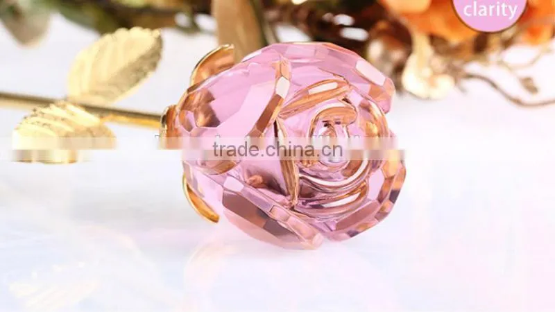 New Design Crystal flower gift