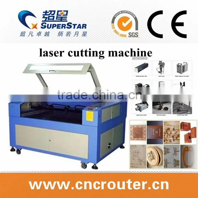 Laser cutting Machine with Sealed CO2 laser tube laser cutting controller