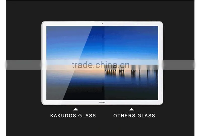 2.5D roung angle 0.3mm laptop tempered glass screen protector for Huawei Matebook