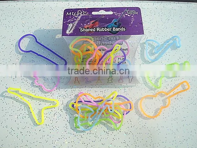 New arrival latex rubber band silicone rubber bracelet