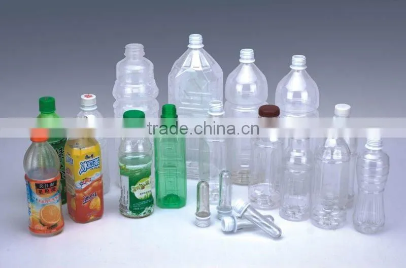 PET hot filling bottle semi auto stretch blow machine