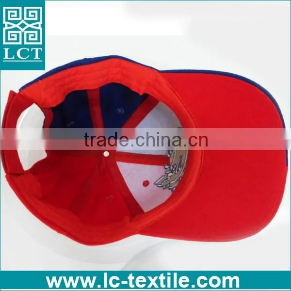 LCTN1873 high quality embroidery red blue color baseball cap patch