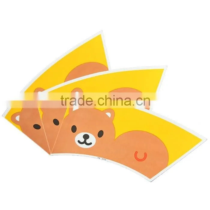 Hangzhou LvYang/GoBest colorful printed paper cup fan
